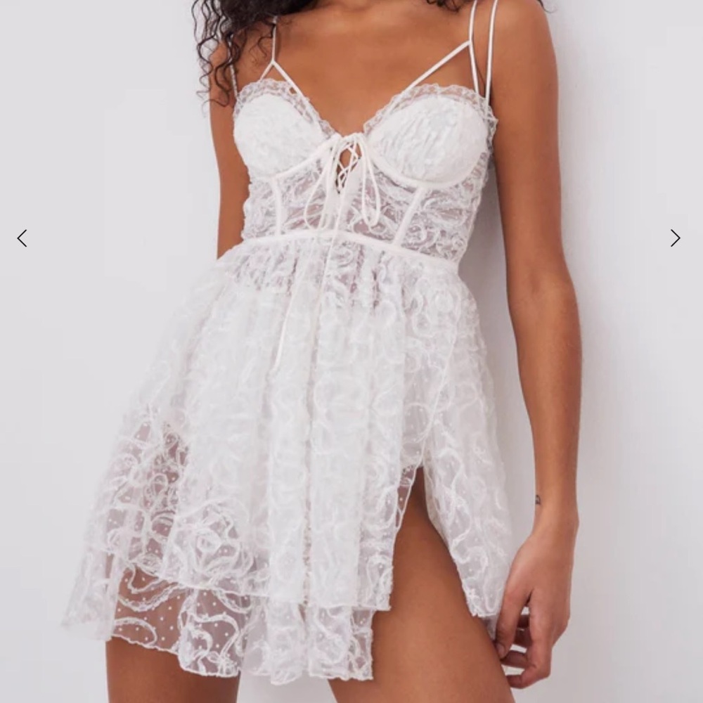 For love and Lemons Tatiana lace Mini Dress
